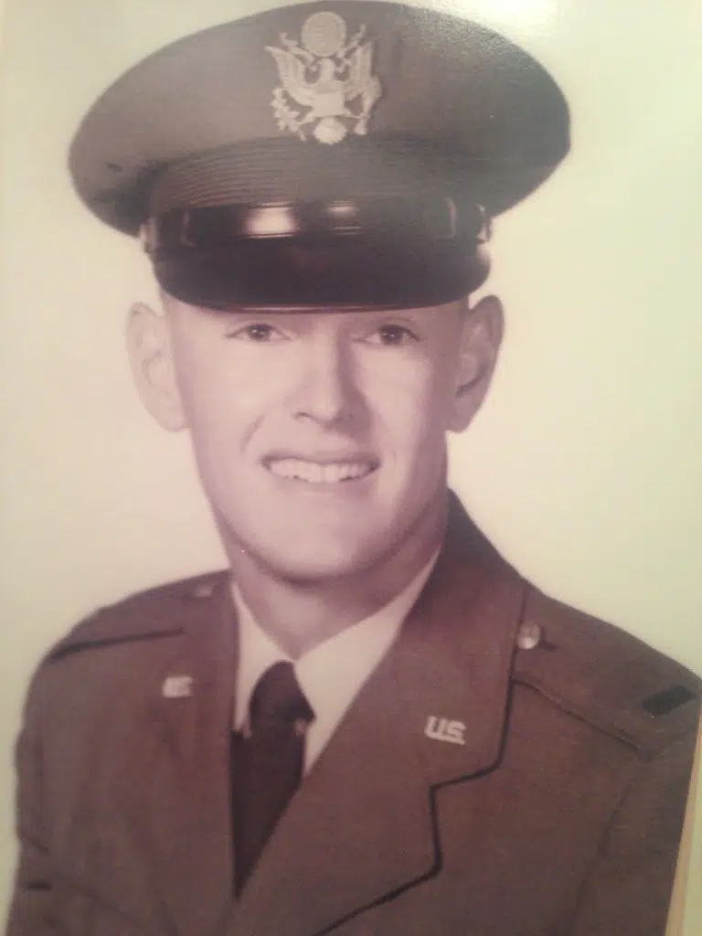 My dad in May 1965 after finishing Air Force Officer Training School.